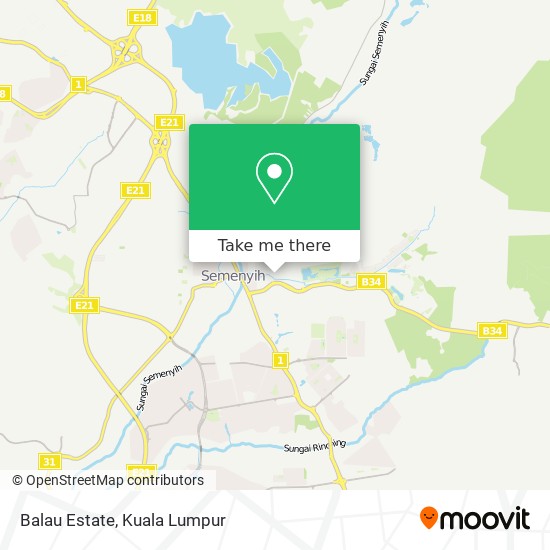 Balau Estate map