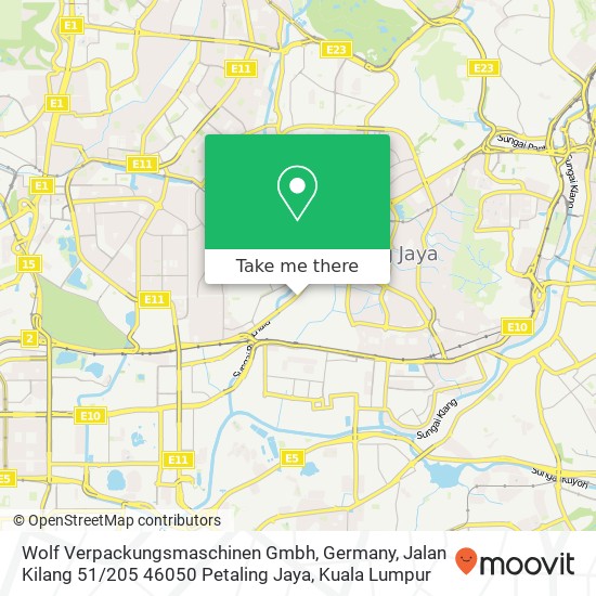 Wolf Verpackungsmaschinen Gmbh, Germany, Jalan Kilang 51 / 205 46050 Petaling Jaya map