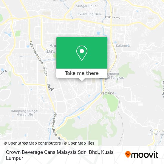 Crown Beverage Cans Malaysia Sdn. Bhd. map