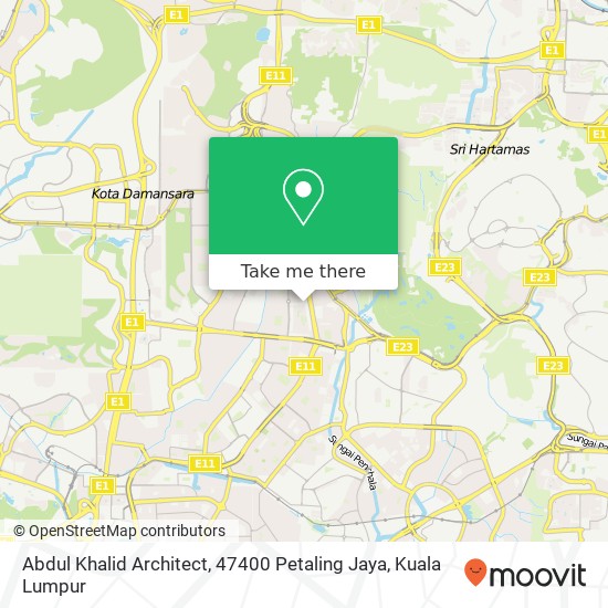 Abdul Khalid Architect, 47400 Petaling Jaya map