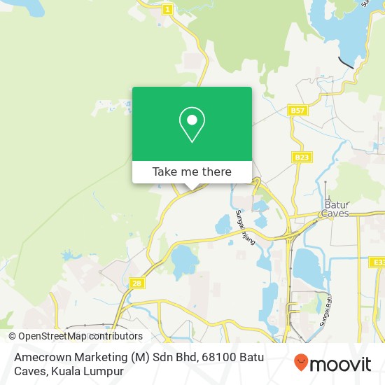 Amecrown Marketing (M) Sdn Bhd, 68100 Batu Caves map