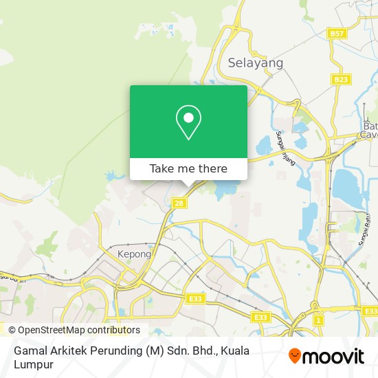 Gamal Arkitek Perunding (M) Sdn. Bhd. map