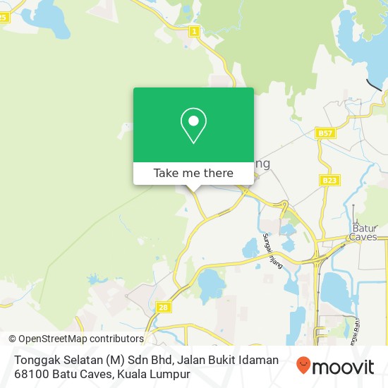 Tonggak Selatan (M) Sdn Bhd, Jalan Bukit Idaman 68100 Batu Caves map