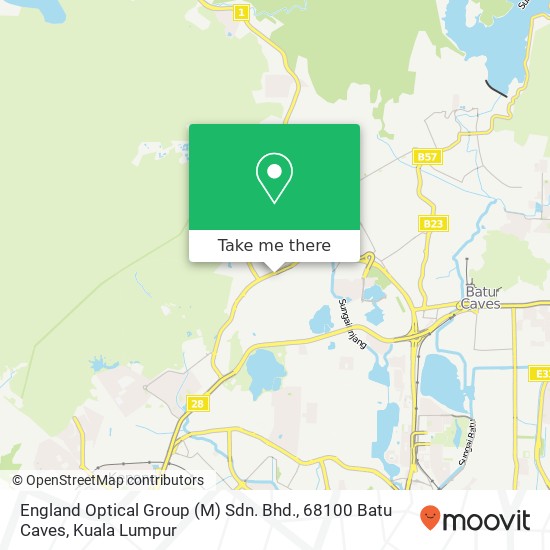 England Optical Group (M) Sdn. Bhd., 68100 Batu Caves map