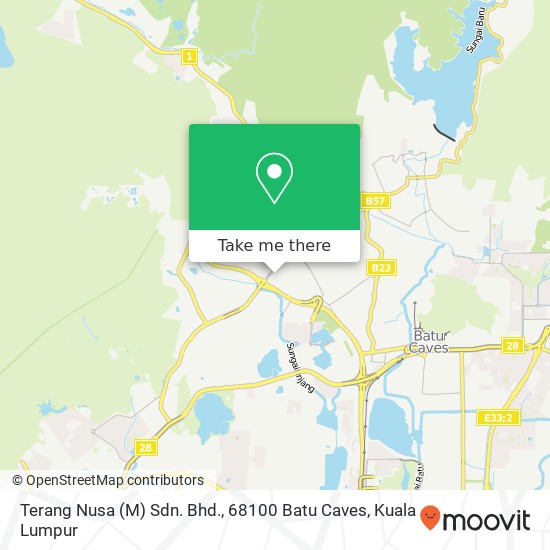 Terang Nusa (M) Sdn. Bhd., 68100 Batu Caves map