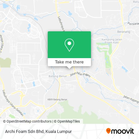 Archi Foam Sdn Bhd map