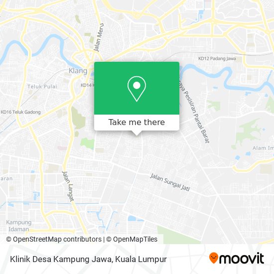 Peta Klinik Desa Kampung Jawa