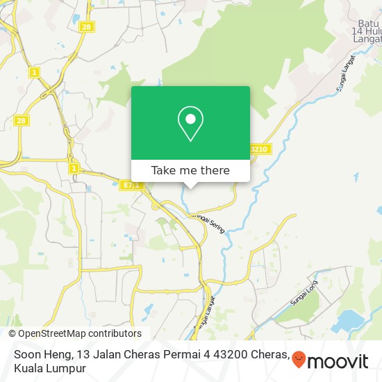 Soon Heng, 13 Jalan Cheras Permai 4 43200 Cheras map