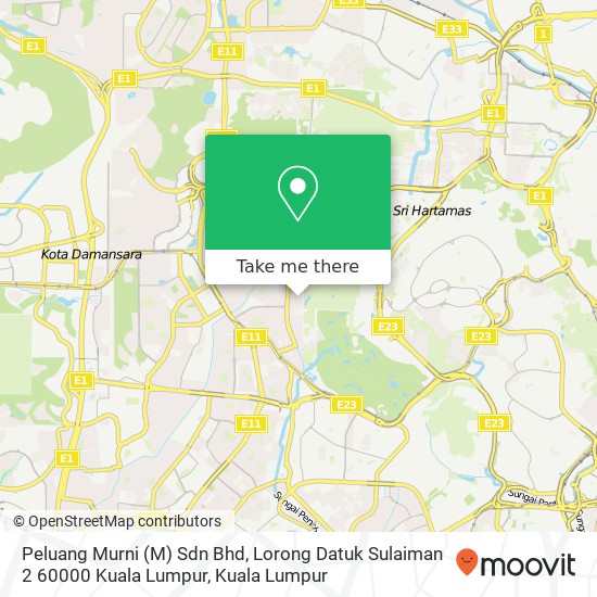 Peta Peluang Murni (M) Sdn Bhd, Lorong Datuk Sulaiman 2 60000 Kuala Lumpur