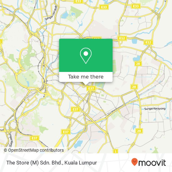 The Store (M) Sdn. Bhd. map