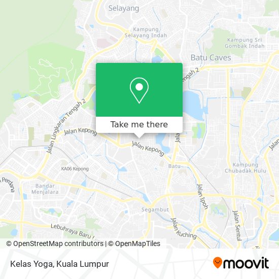 Kelas Yoga map