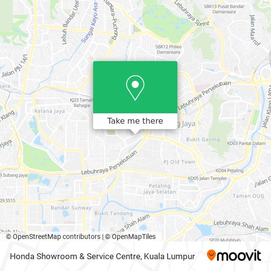 Honda Showroom & Service Centre map