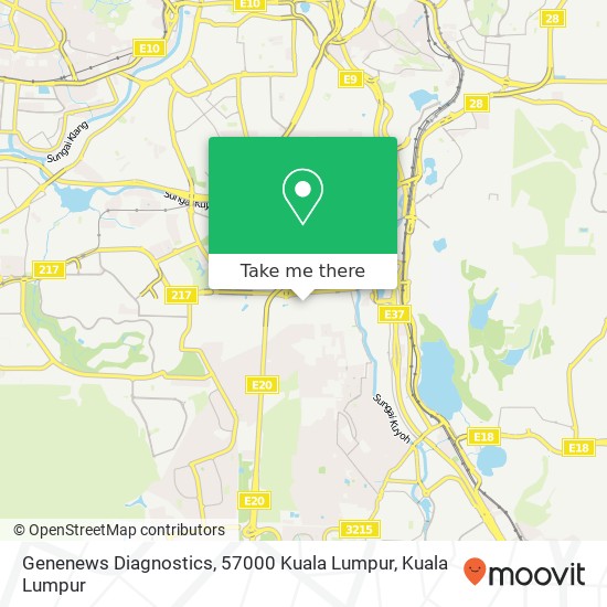 Genenews Diagnostics, 57000 Kuala Lumpur map