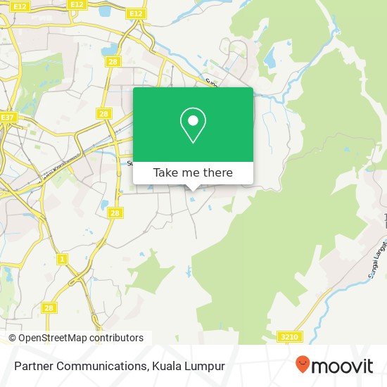 Partner Communications map