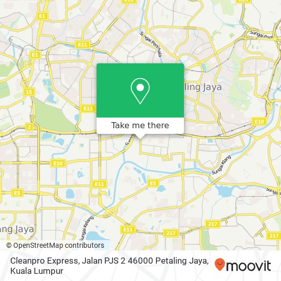 Cleanpro Express, Jalan PJS 2 46000 Petaling Jaya map