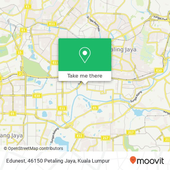 Peta Edunest, 46150 Petaling Jaya