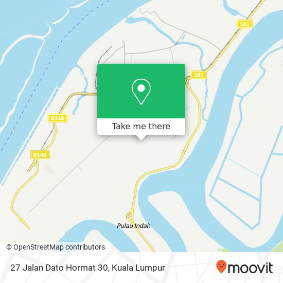 Peta 27 Jalan Dato Hormat 30, 42920 Klang