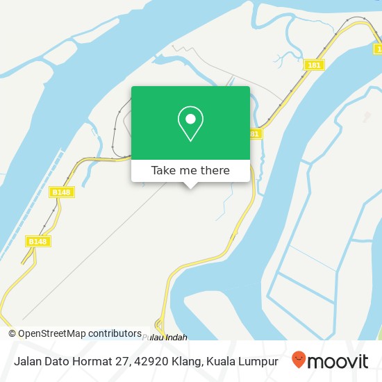 Peta Jalan Dato Hormat 27, 42920 Klang
