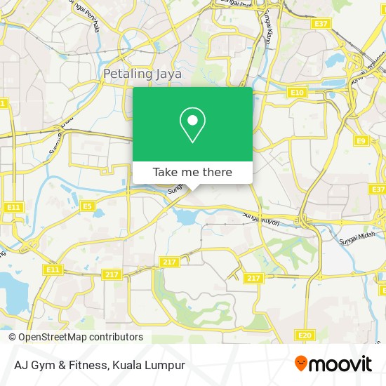 AJ Gym & Fitness map