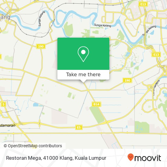 Restoran Mega, 41000 Klang map