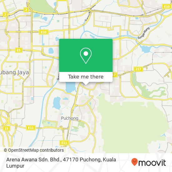 Peta Arena Awana Sdn. Bhd., 47170 Puchong