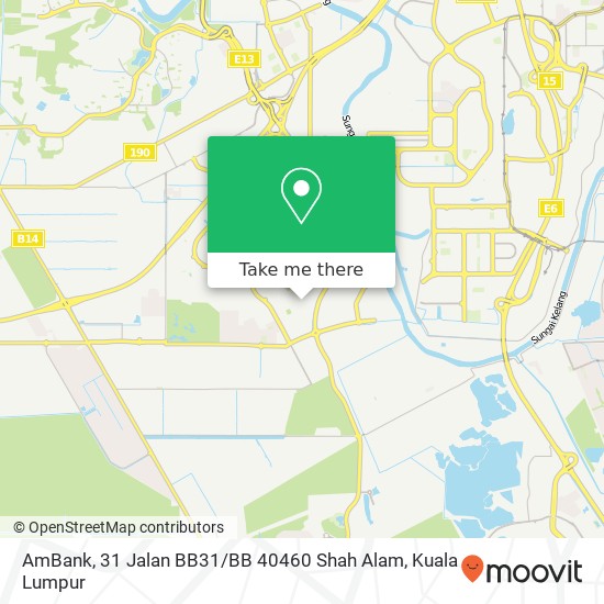 AmBank, 31 Jalan BB31 / BB 40460 Shah Alam map