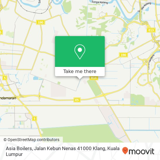 Asia Boilers, Jalan Kebun Nenas 41000 Klang map