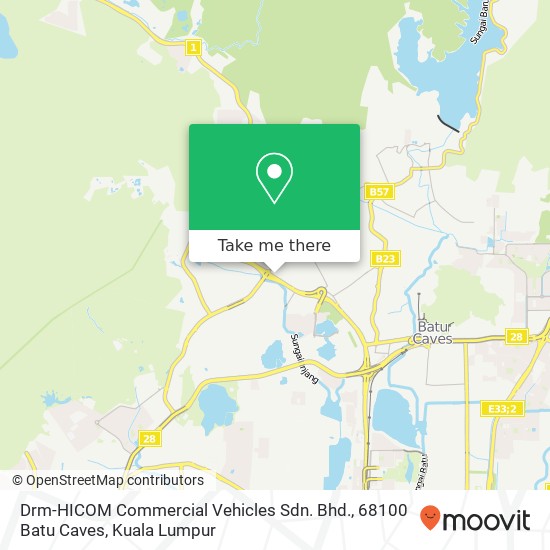 Drm-HICOM Commercial Vehicles Sdn. Bhd., 68100 Batu Caves map