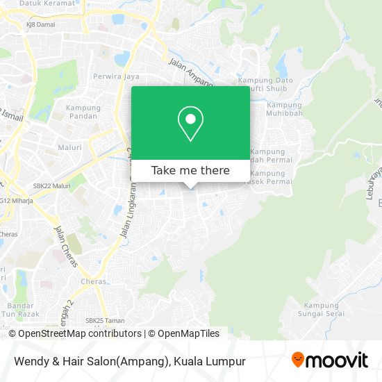 Wendy & Hair Salon(Ampang) map