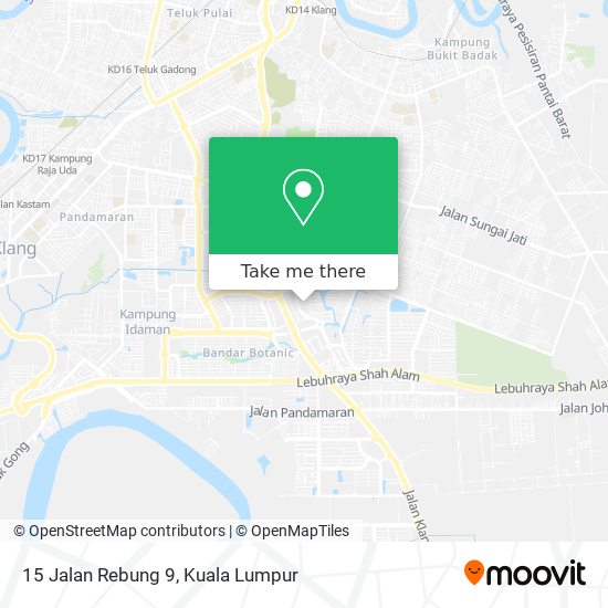 15 Jalan Rebung 9 map