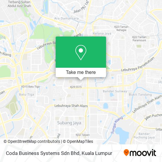 Bagaimana Untuk Pergi Ke Coda Business Systems Sdn Bhd Di Shah Alam Menggunakan Bas Mrt Lrt Atau Keretapi