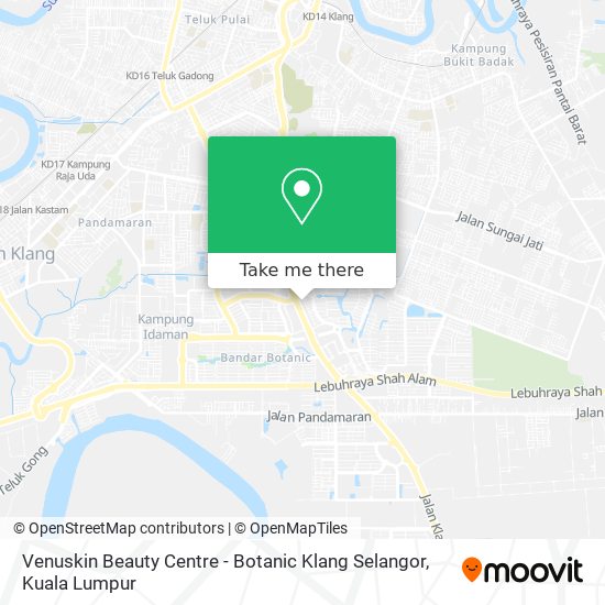 Venuskin Beauty Centre - Botanic Klang Selangor map