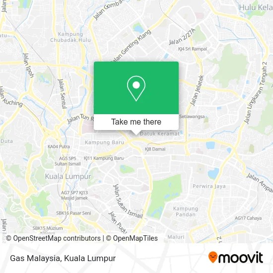 Gas Malaysia map