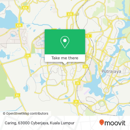 Caring, 63000 Cyberjaya map