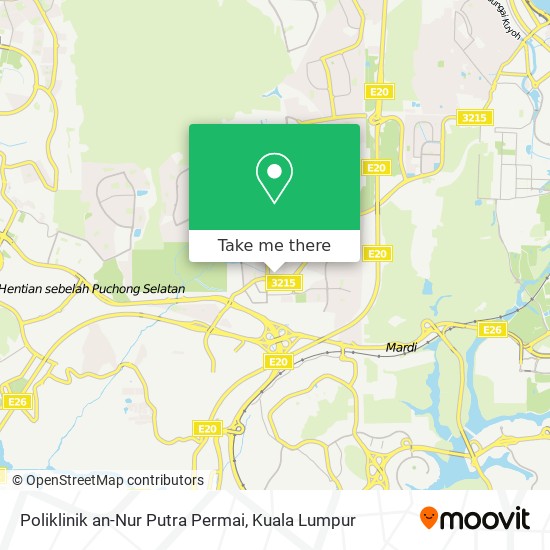 Poliklinik an-Nur Putra Permai map