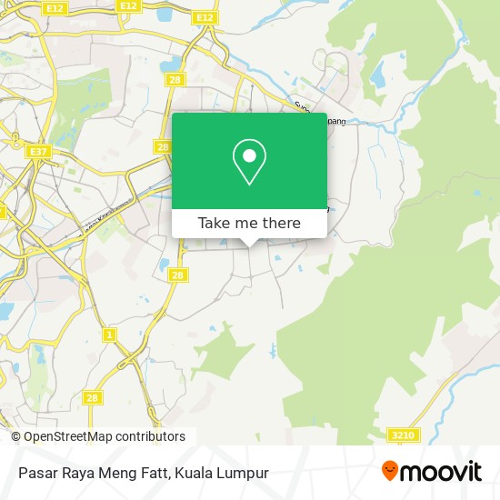 Pasar Raya Meng Fatt map