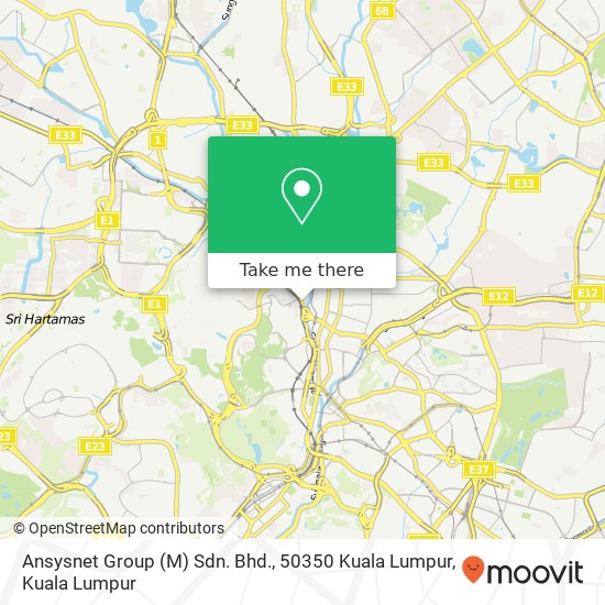 Ansysnet Group (M) Sdn. Bhd., 50350 Kuala Lumpur map