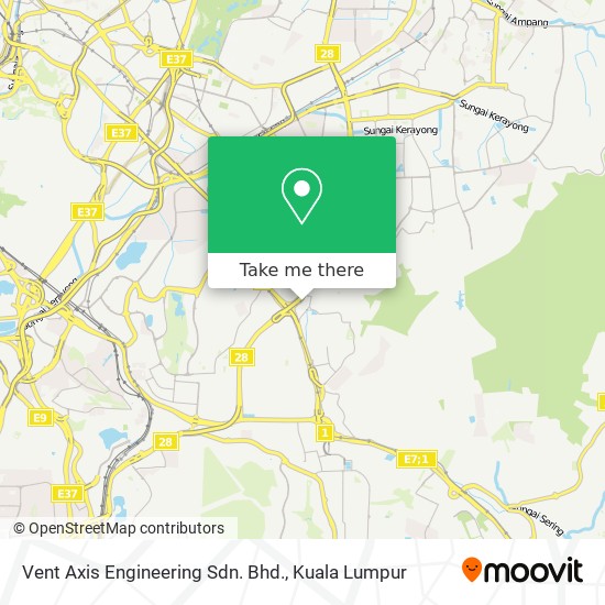 Vent Axis Engineering Sdn. Bhd. map