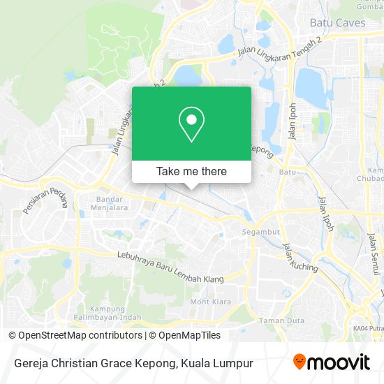 Gereja Christian Grace Kepong map