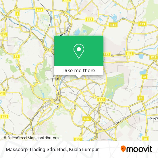 Masscorp Trading Sdn. Bhd. map