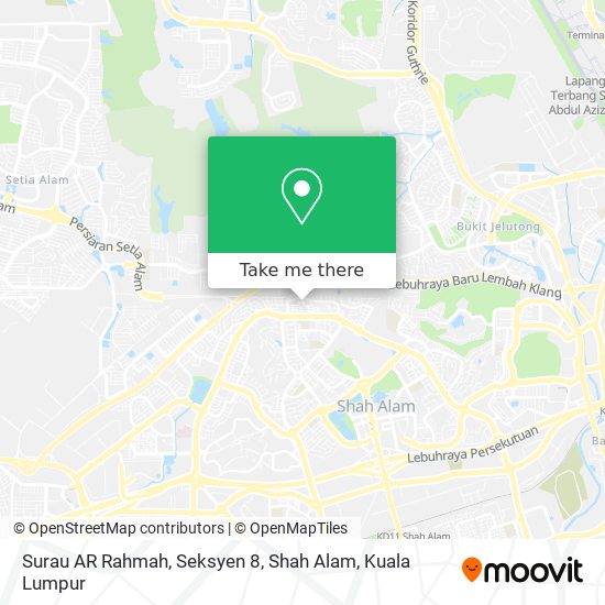 Surau AR Rahmah, Seksyen 8, Shah Alam map