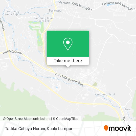 Peta Tadika Cahaya Nurani