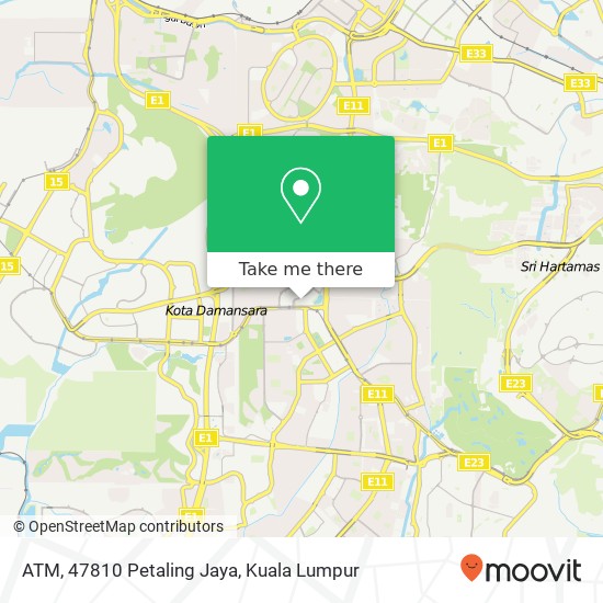 ATM, 47810 Petaling Jaya map