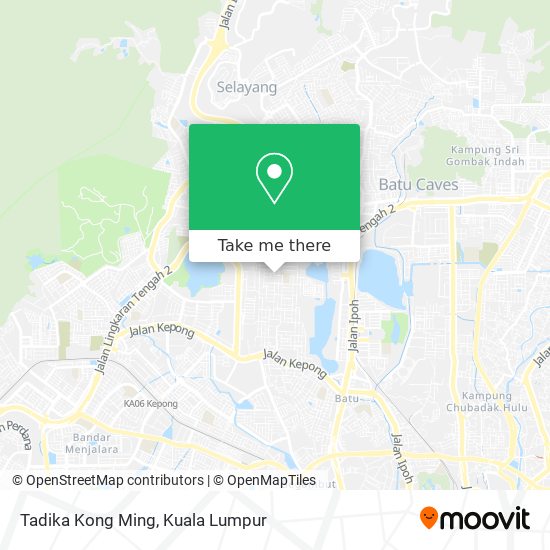 Tadika Kong Ming map