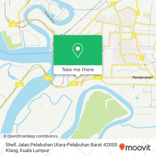Shell, Jalan Pelabuhan Utara-Pelabuhan Barat 42000 Klang map