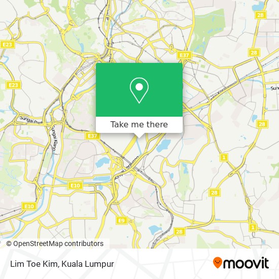 Lim Toe Kim map