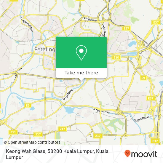 Peta Keong Wah Glass, 58200 Kuala Lumpur