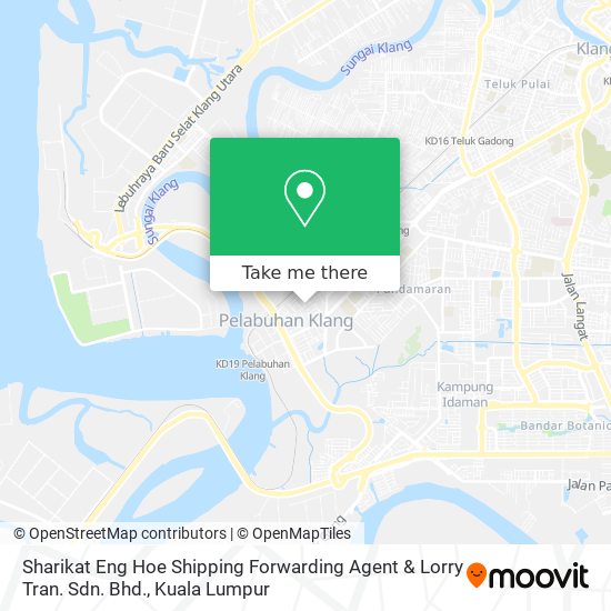Peta Sharikat Eng Hoe Shipping Forwarding Agent & Lorry Tran. Sdn. Bhd.