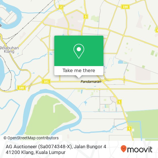 AG Auctioneer (Sa0074348-X), Jalan Bungor 4 41200 Klang map