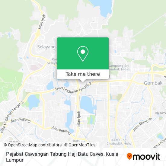 Pejabat Cawangan Tabung Haji Batu Caves map